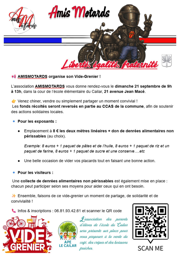 vide grenier amismotards